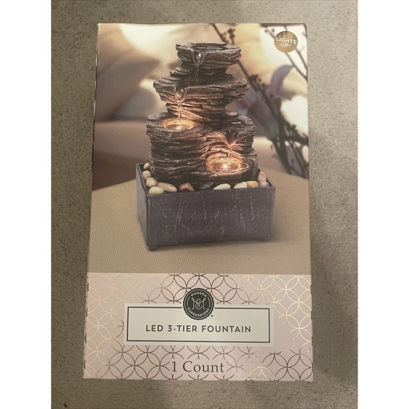 Modern Expressions LED 3-Tier Fountain Lights UP - Picture 2 of 9